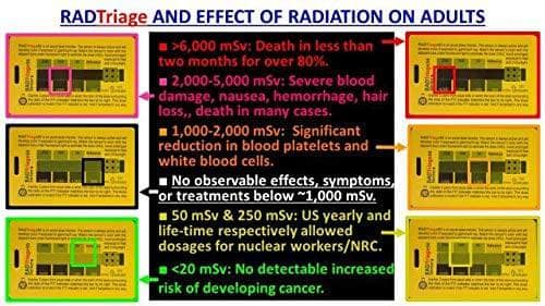 RADTriage 50 Personal Radiation Detector for Wallet or Pocket - Safecastle