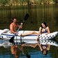 Sea Eagle 330 Deluxe 2 Person Inflatable Sport Kayak Boat & Pump/Oars (2 Pack)