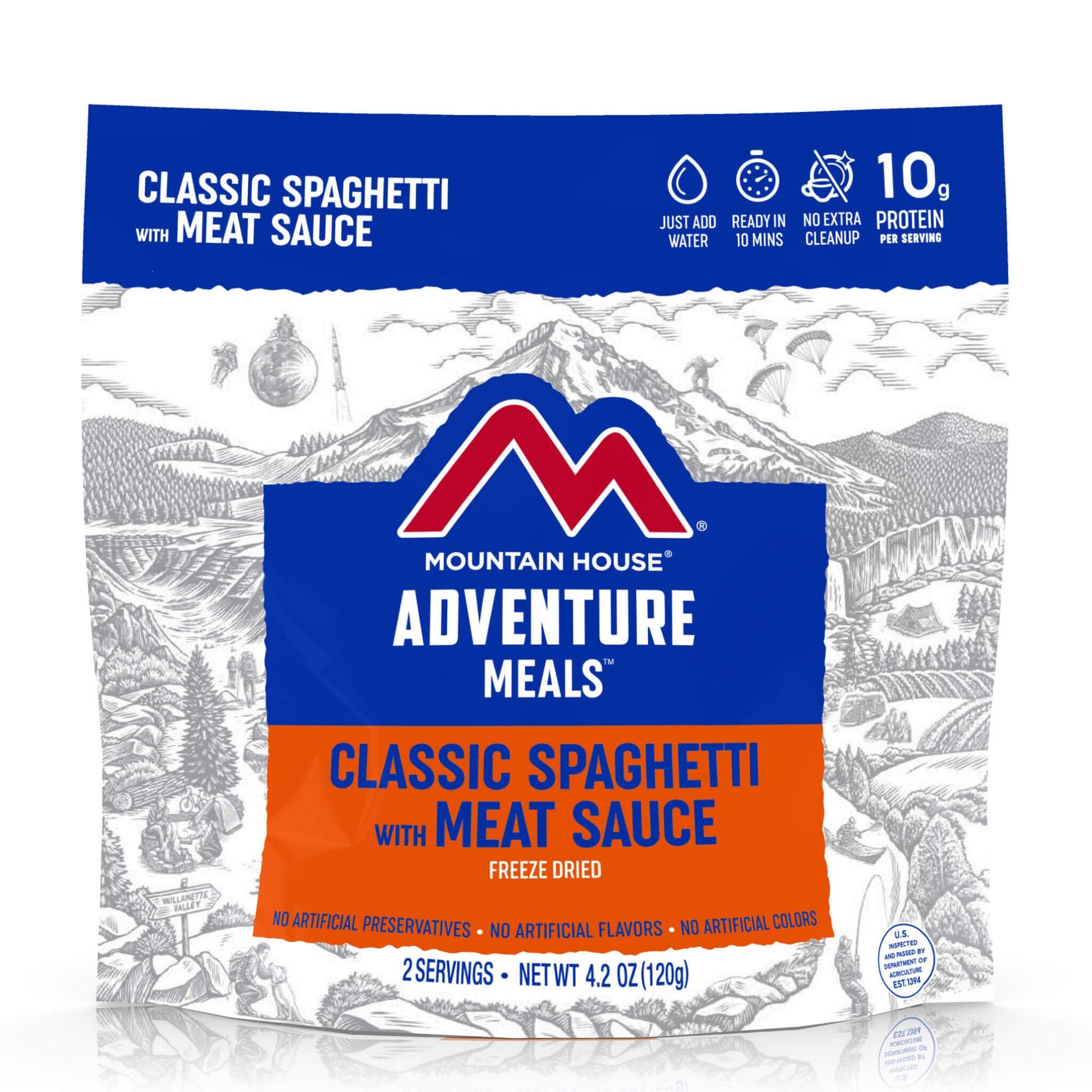 Mountain House Classic Spaghetti with Meat Sauce - Pouch (6/case)