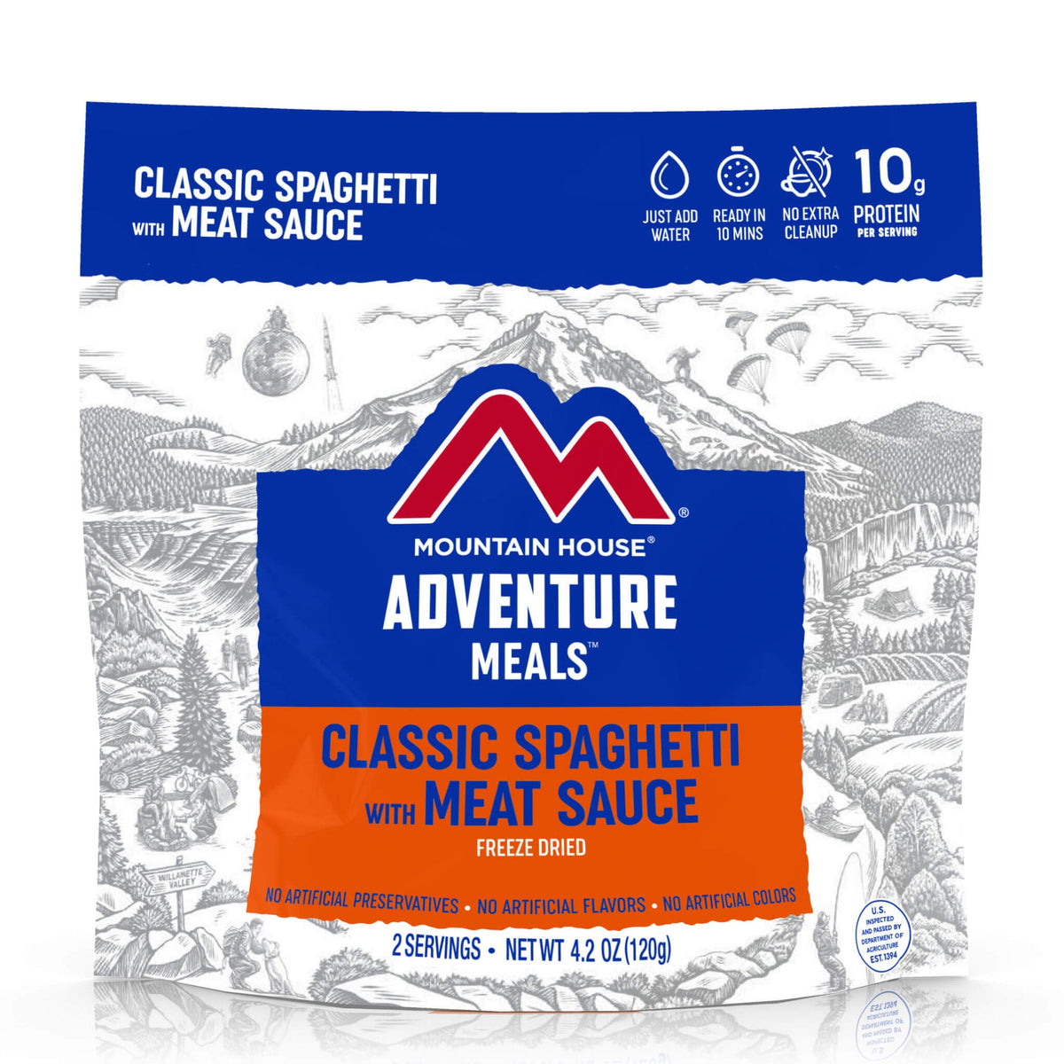 Classic Spaghetti with Meat Sauce - Pouch (6/case) – Safecastle