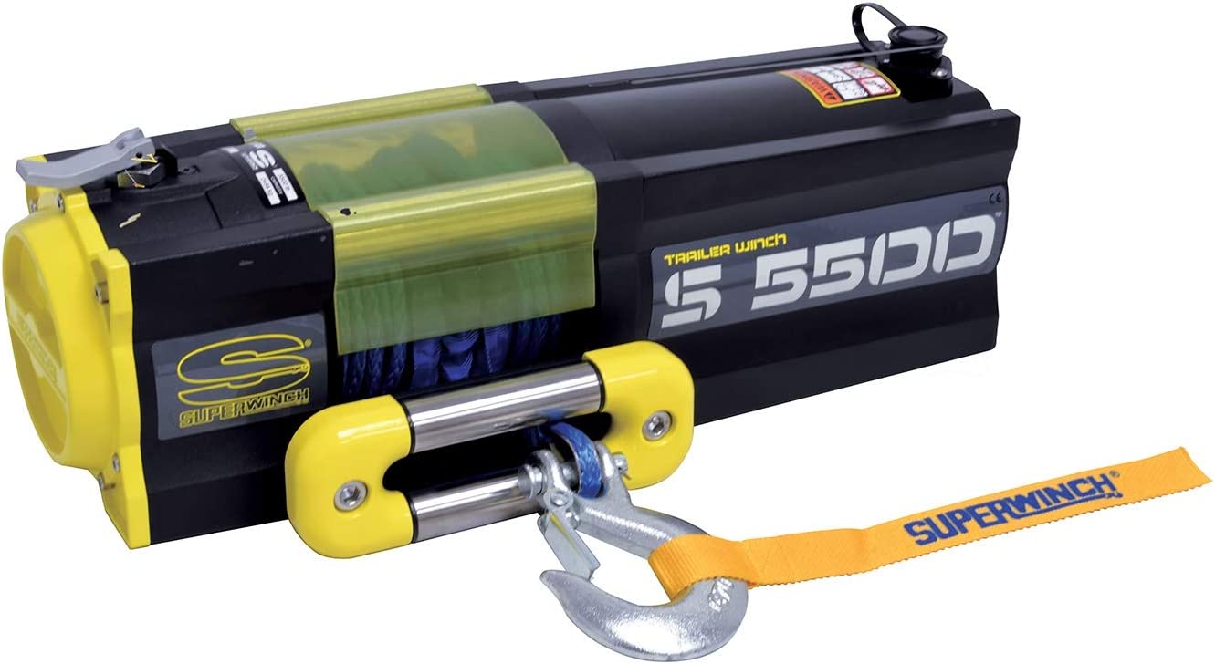 Superwinch S5500SR 12V Synthetic Rope Winch - 1455201