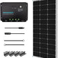 Renogy 100 Watt 12 Volt Solar Panel Starter Kit with 100W Monocrystalline Solar Panel