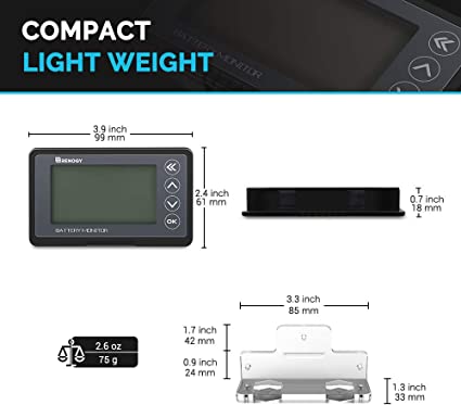 Buy Renogy 500A Battery Monitor With Shunt
