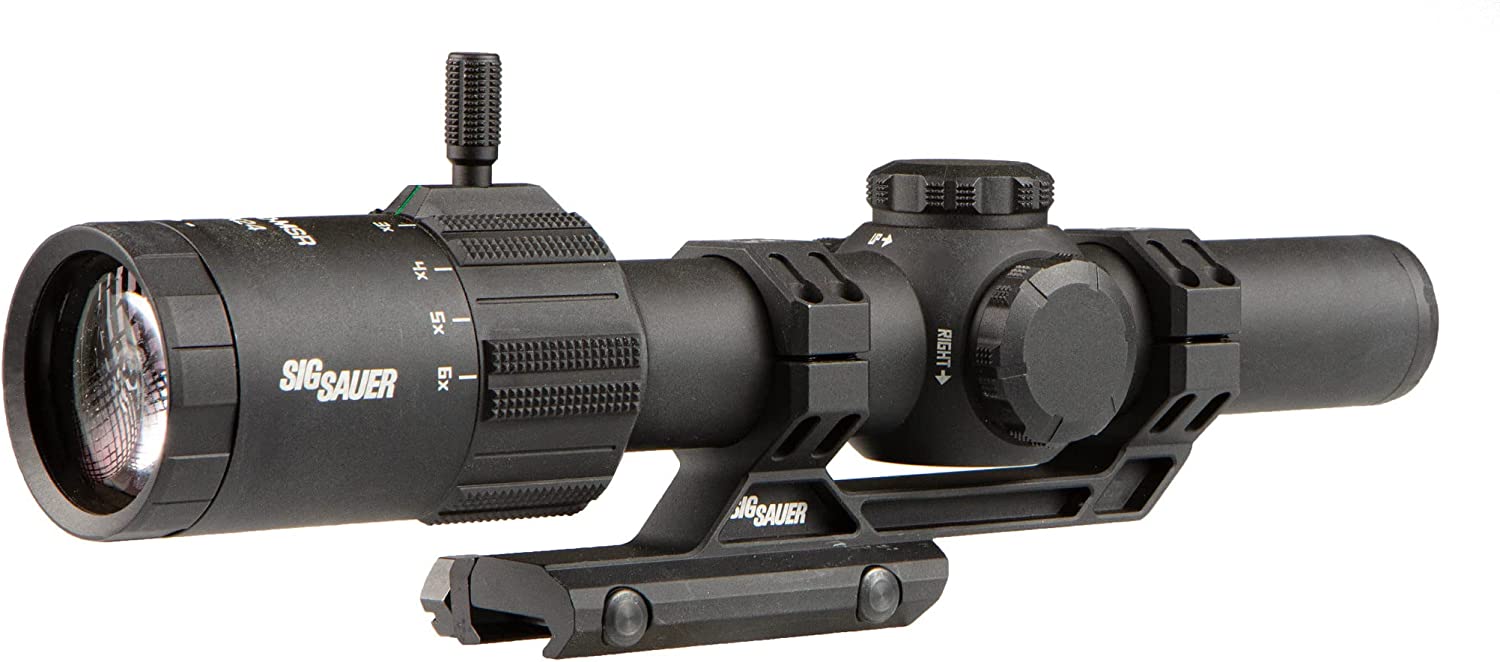 Sig Sauer Tango MSR 1-6x24mm Riflescope; MSR-BDC6 Reticle with Alpha-MSR Cantilever Mount