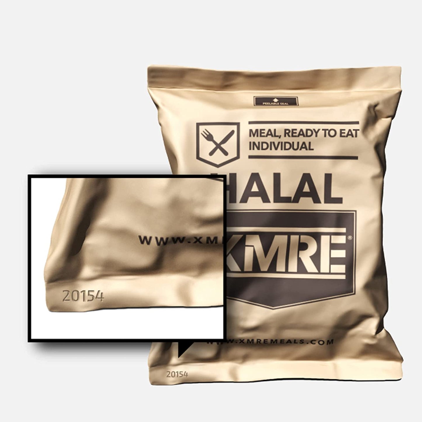 XMRE Halal Meals 1000 - CASE OF 15 MEALS FRH - Ready to Eat Meals