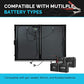 Renogy 200 Watt 12 Volt Monocrystalline Off Grid Portable Foldable 2Pcs 100W Solar Panel Suitcase Built-in Kickstand with Waterproof 20A Charger Controller