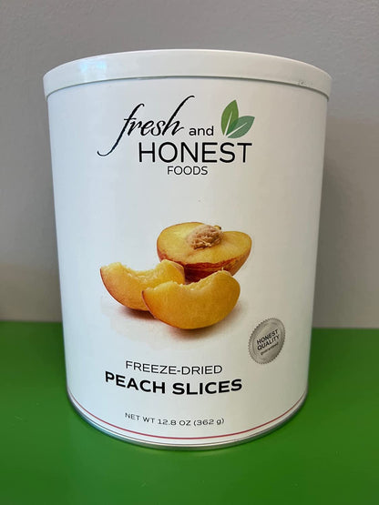 Fresh and Honest Foods Freeze Dried Peach Slices - #10 Can