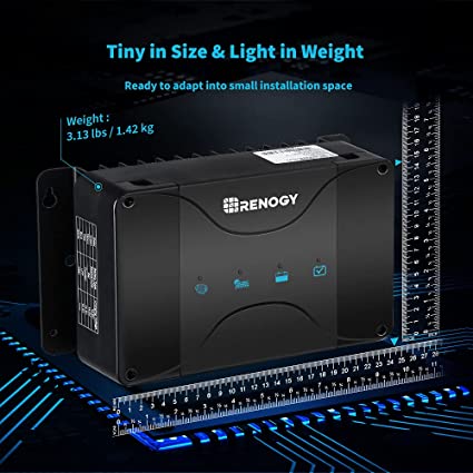 Renogy 12V 50A DC On-Board Input MPPT Charger