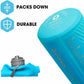 Hydrapak Flux - Collapsible Backpacking Water Bottle (1 Liter) - BPA Free, Ultra Light, Spill-Proof Twist Cap - Mammoth Grey