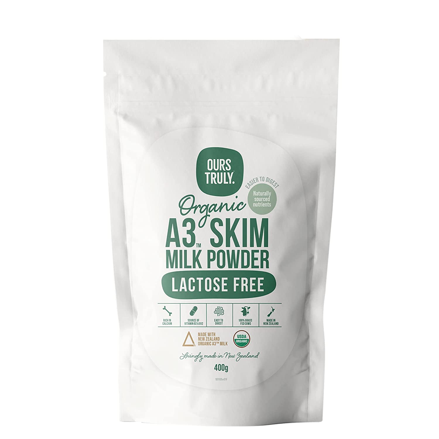 Organic A3™ Lactose Free Skim Milk Powder