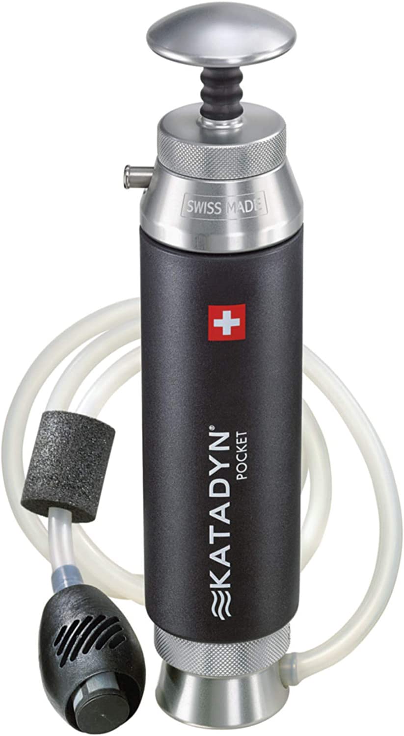 Katadyn Pocket Water Filter, Black, 10 (2010000)