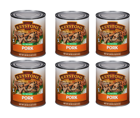 Keystone Meats All Natural Canned Pork, 28 Ounce
