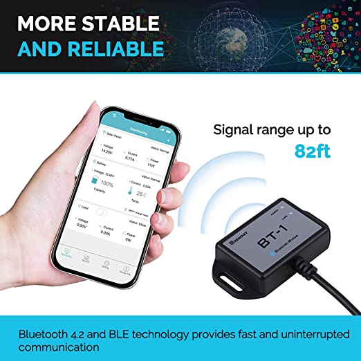 Renogy Bluetooth Module RJ12 Communication Port Compatible Rover