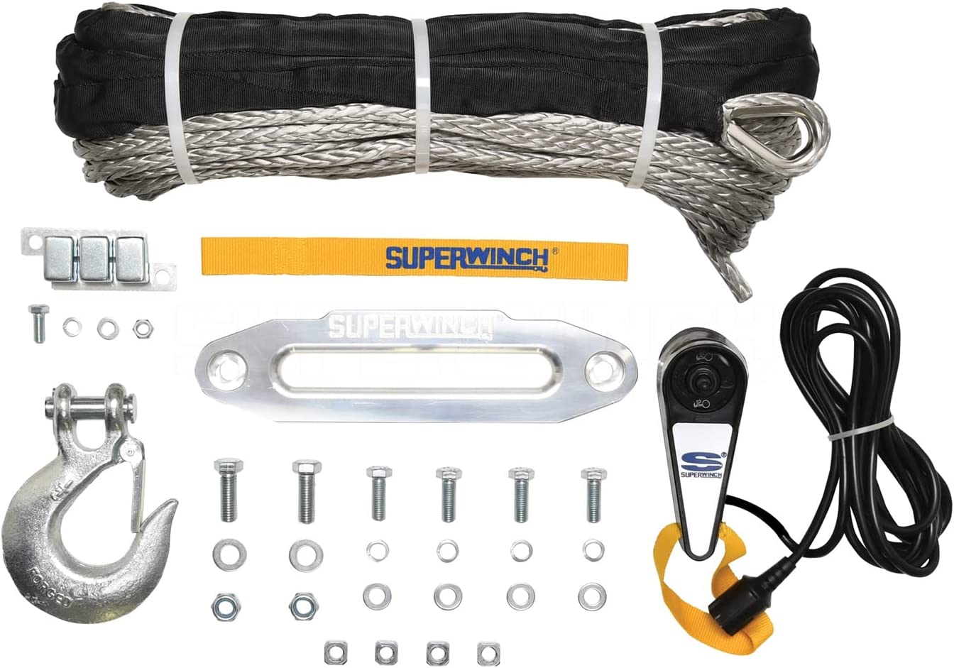 Superwinch Tiger Shark 9500SR 12V Synthetic Rope Winch - 1595201