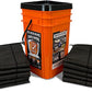 Quick Dam Grab & Go Flood Kit includes 10- 5-ft Flood Barriers in Bucket (QDGG5-10)