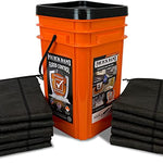 Quick Dam Grab & Go Flood Kit includes 10- 5-ft Flood Barriers in Bucket (QDGG5-10)