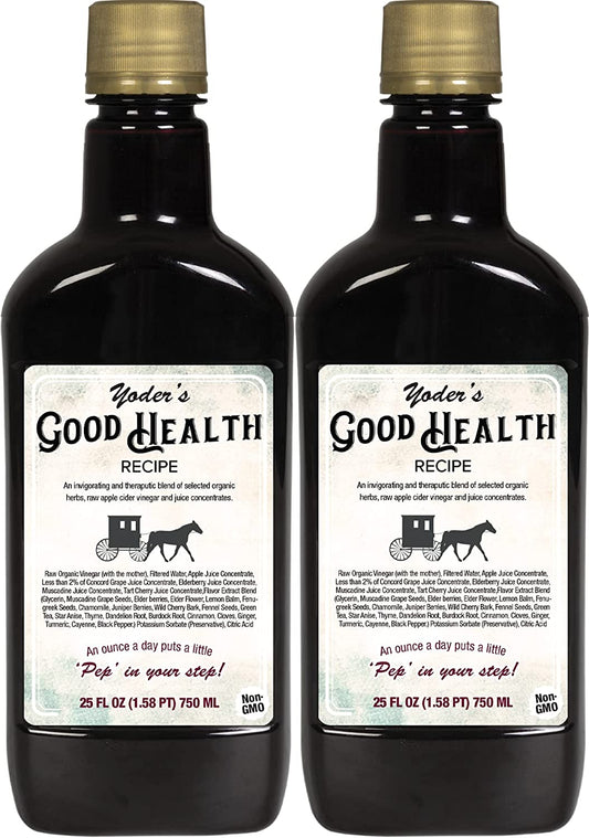Yoder's Good Health Recipe Apple Cider Vinegar Liquid Complex, 25 oz