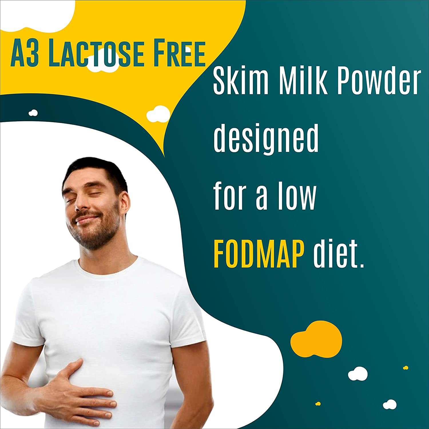Organic A3™ Lactose Free Skim Milk Powder