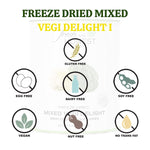 Freeze Dried Mixed Broccoli and Cauliflower