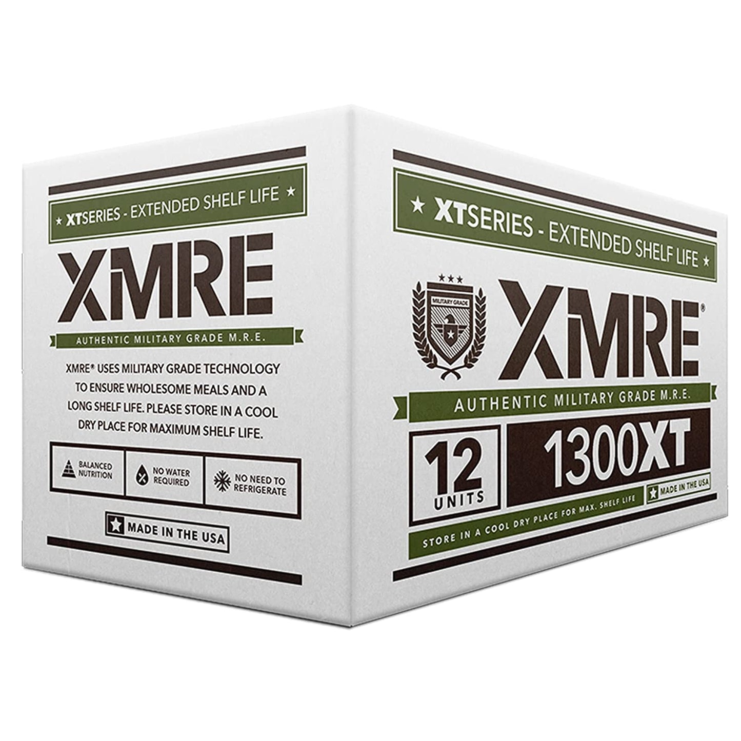 12 Case XMRE 1300XT Meals With Heaters Fully Cooked 6 Different Meals