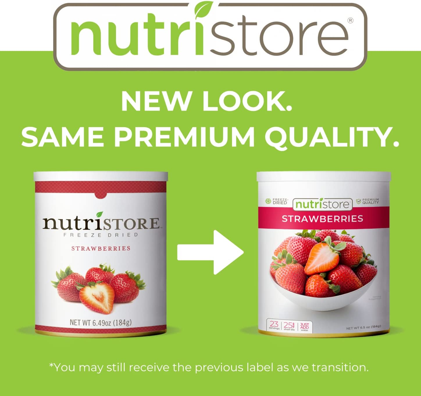 Nutristore Freeze-Dried Strawberries #10 Can