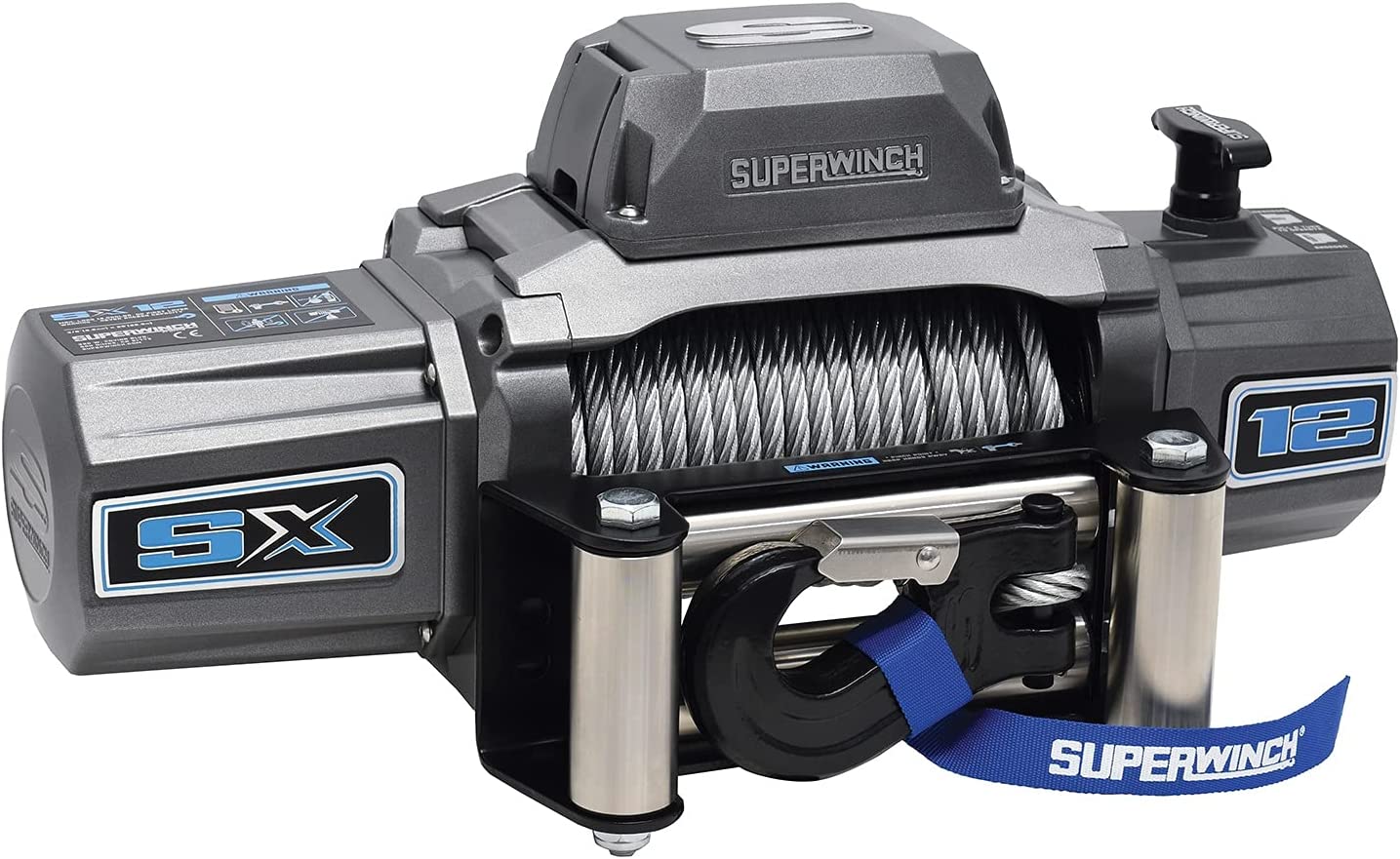 Superwinch SX12 12V Wire Rope Winch 12000 lb Capacity - 1712200