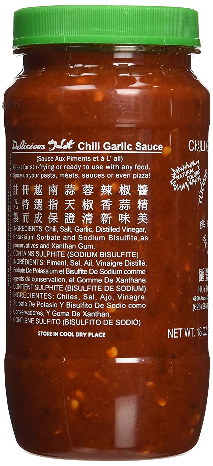 Huy Fong Chili Garlic Sauce, 18 Oz