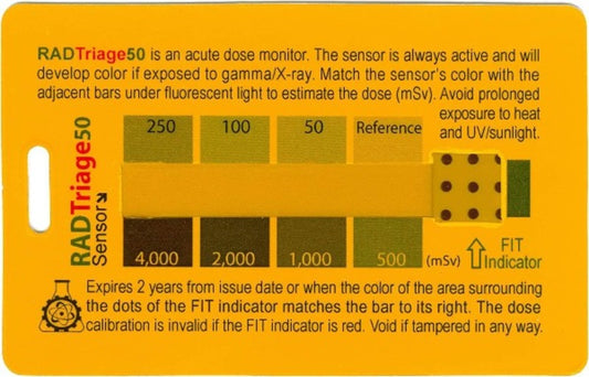 RAD Triage 50 Personal Radiation Detector