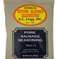 AC Legg's #10 Pork Sausage Seasoning Blend 8 Ounce - Case of 24 Packages
