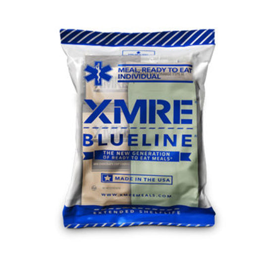 XMRE Blue Line Meals - 12 Case with Heaters (Meal Ready to Eat)