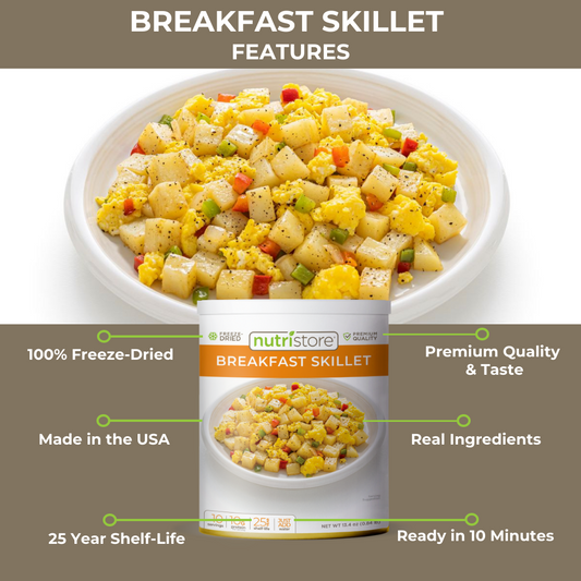 Nutristore Breakfast Skillet Freeze Dried - #10 Can