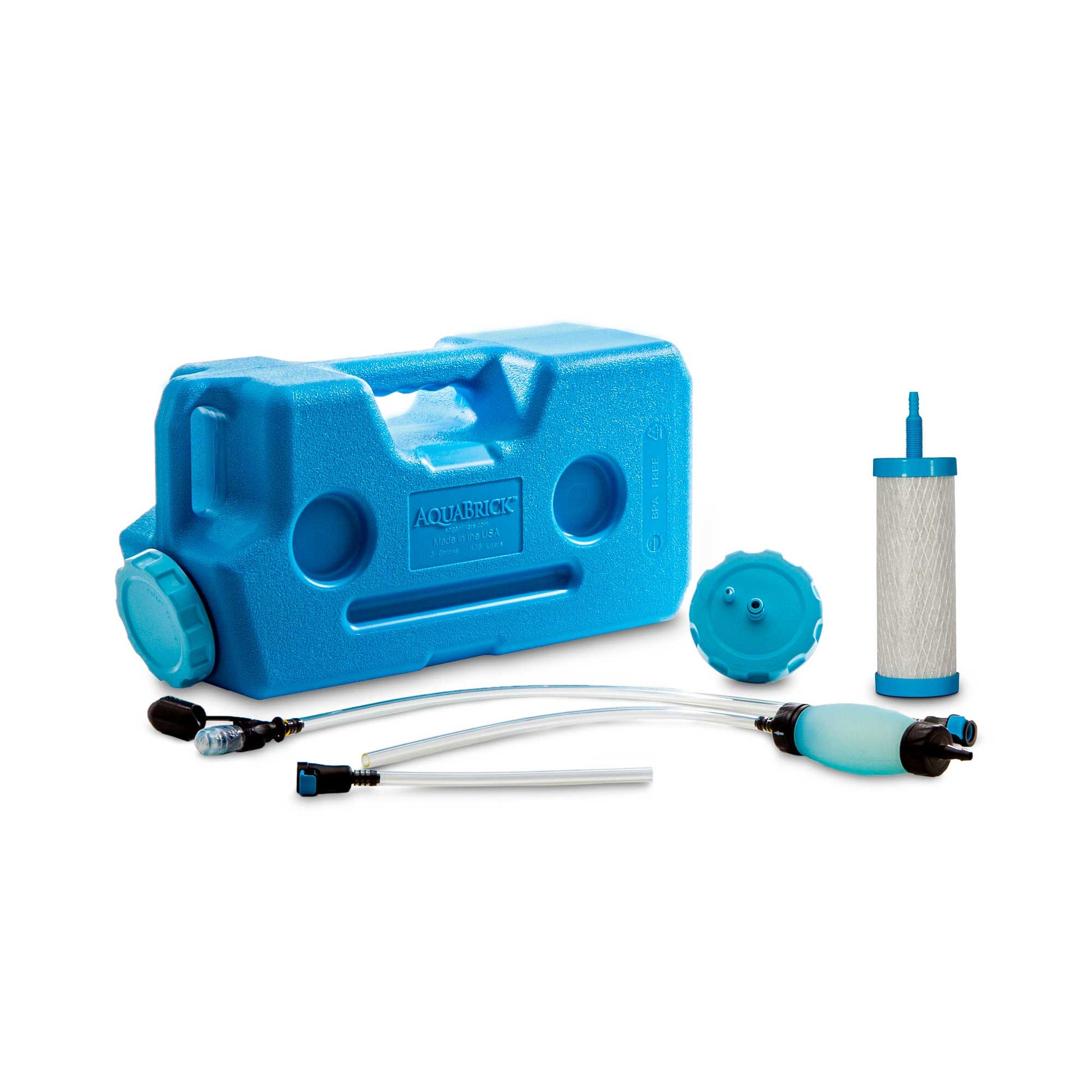 SaganLife  AquaBrick Water Filtration System -Complete Kit - Safecastle