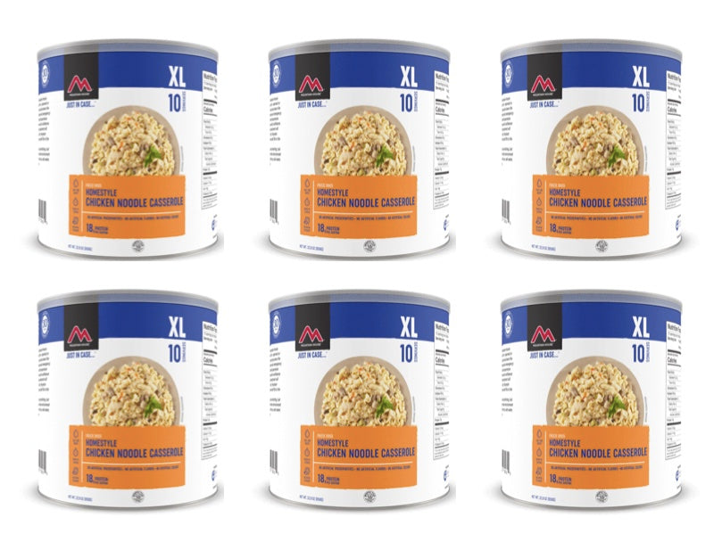 Mountain House Homestyle Chicken Noodle Casserole - #10 Can- Case of 6 Cans