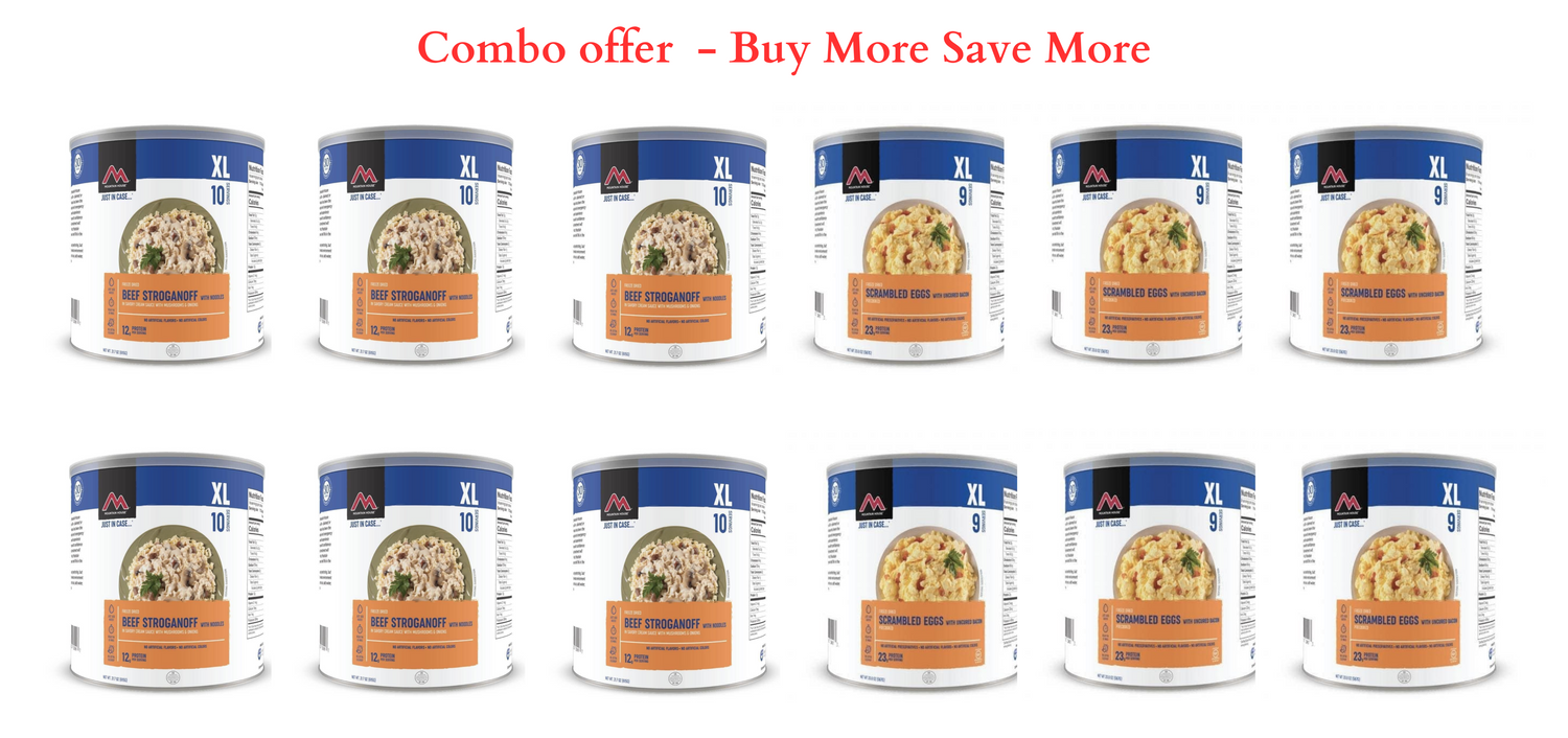 Combo Offers on Emergency Food Supply & Kits - BIG Discount Sale