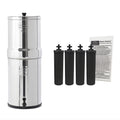 Crown Berkey Water Filter 6 Gallons (22.7 L) with Accessories