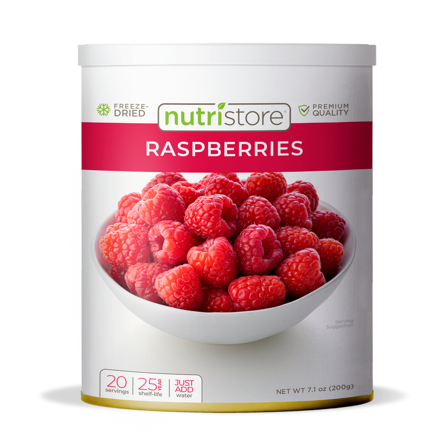 Nutristore Freeze Dried Raspberries