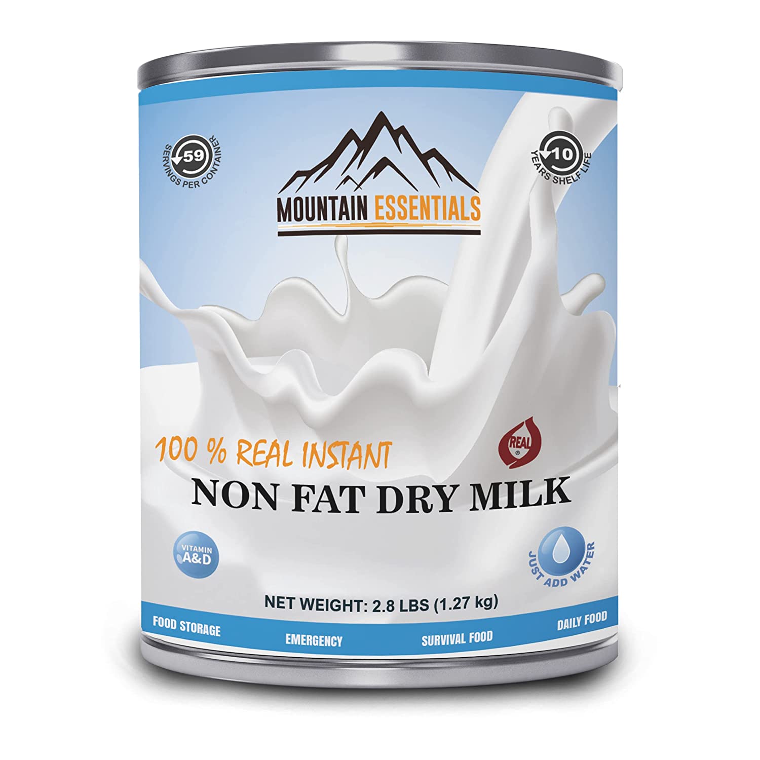 Mountain Essentials Nonfat Dry Milk Powder