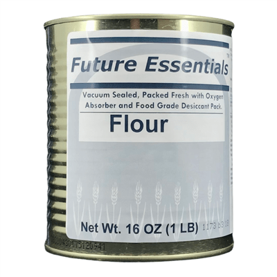 Future Essentials Canned All Purpose White Flour: The Long-lasting Flour That's Ready When You Are!