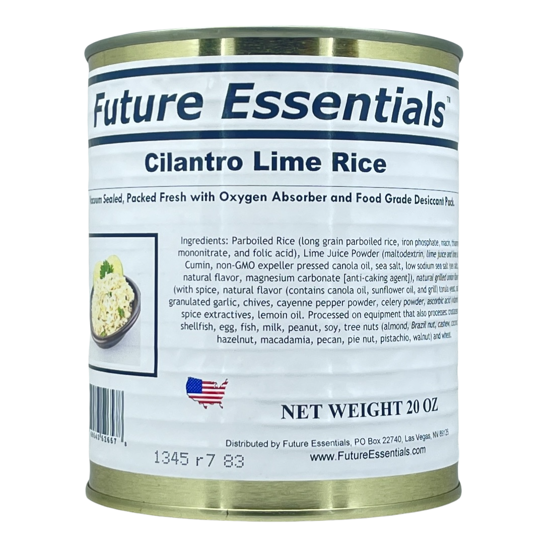 Future Essentials Cilantro Lime Rice 1 Case of 12 Cans - Safecastle