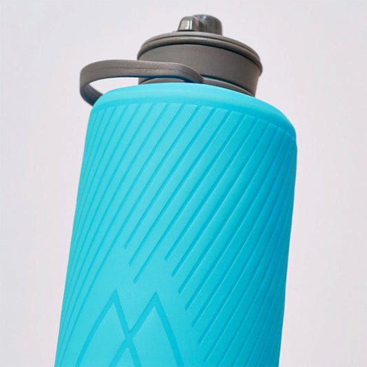 Hydrapak Flux - Collapsible Backpacking Water Bottle (1 Liter) Malibu Blue