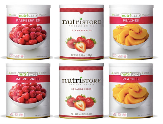 Fruit Variety cases of Nutristore