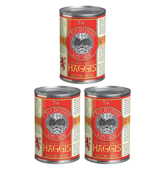 Caledonian Kitchen Haggis With Sirloin Beef, 14.5-Ounce Cans Pack of 3