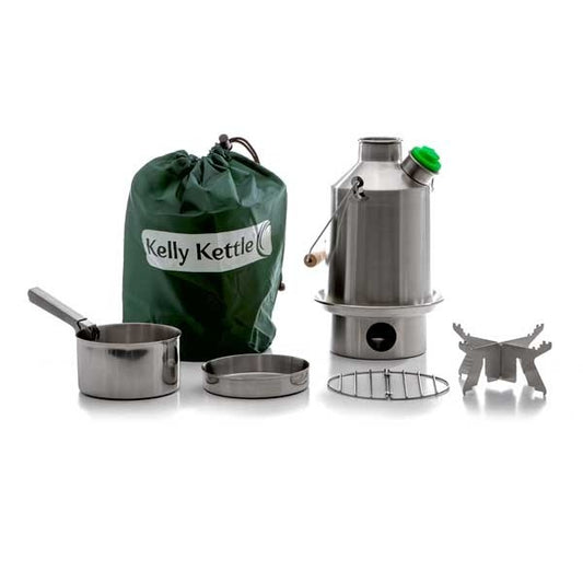 Kelly Kettle® Scout Basic Kit – Stainless Steel Camping Kettle