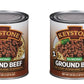 2 Cans of Keystone Meats all Natural Ground Beef 28 oz Can