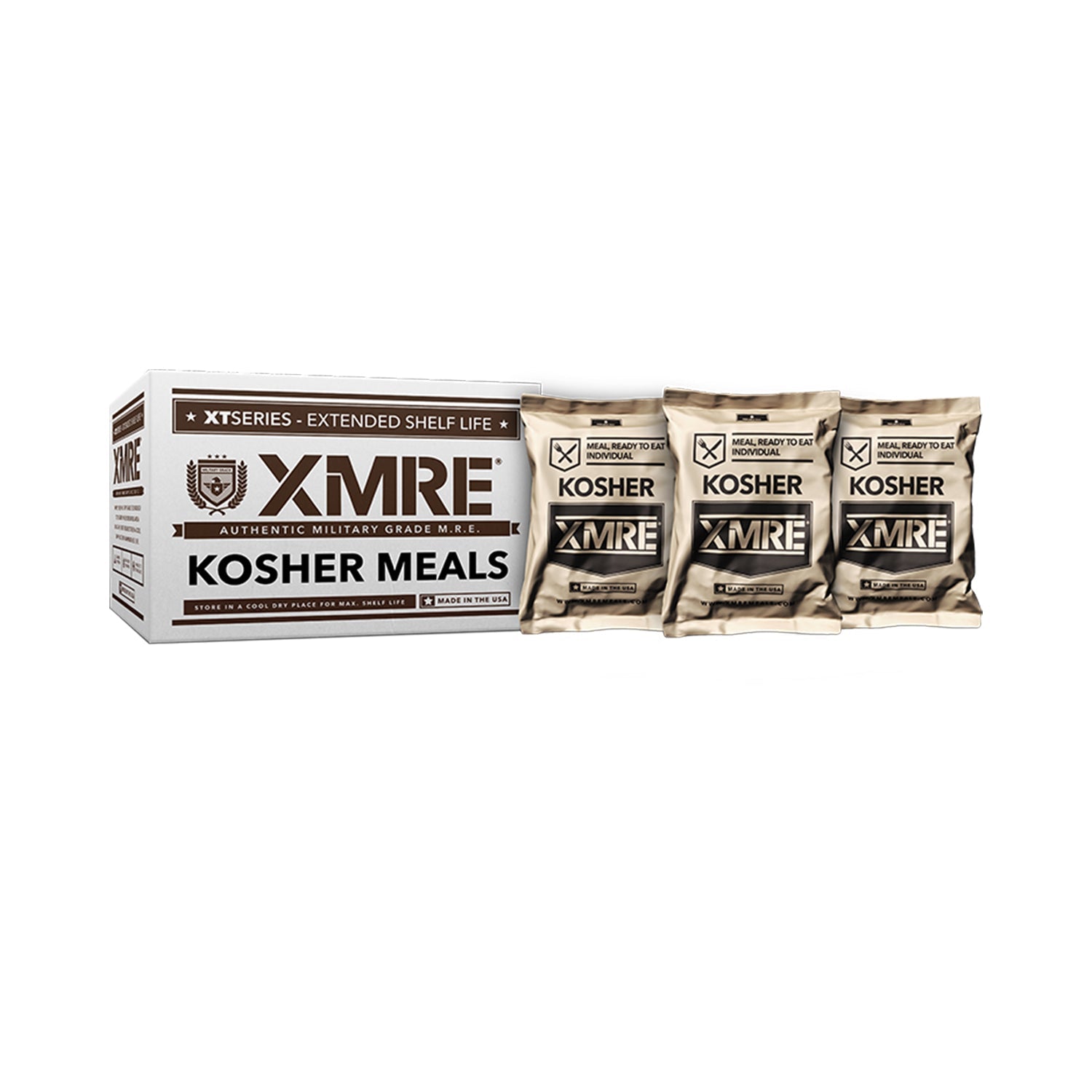 XMRE Kosher XT Emergency Food - 1 Case (12 Meals/Case)