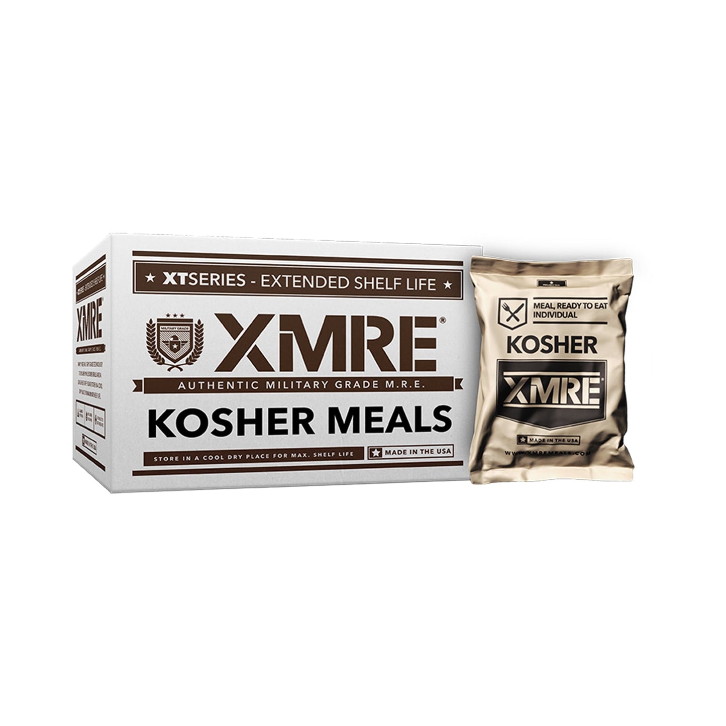 XMRE Kosher XT Emergency Food - 1 Case (12 Meals/Case)