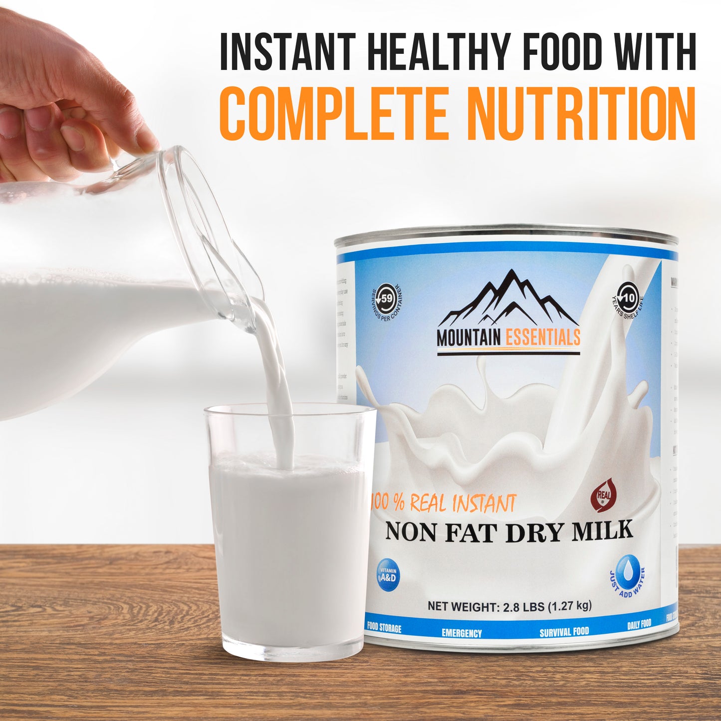 Mountain Essentials Non Fat Milk Powder