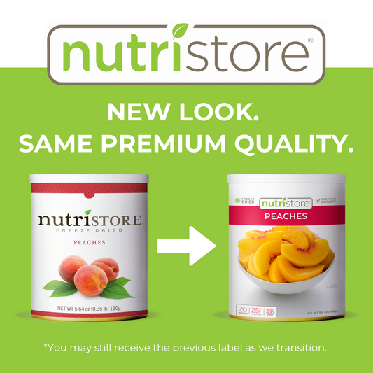 Nutristore Peaches Freeze Dried