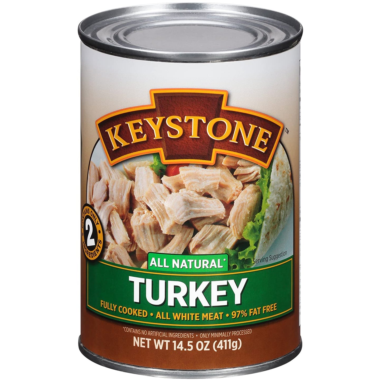 Keystone Meats All Natural Canned Turkey, 14.5 Ounce