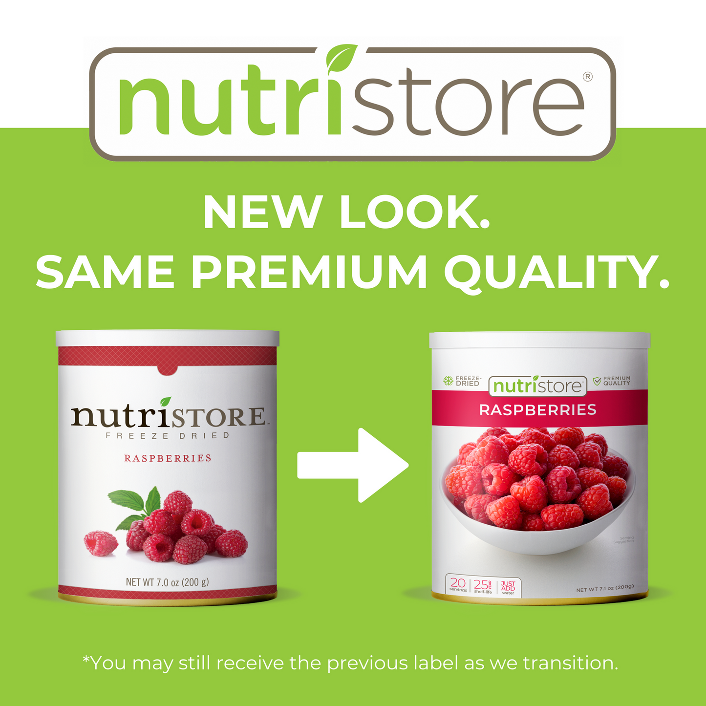 Nutristore Freeze Dried Raspberries